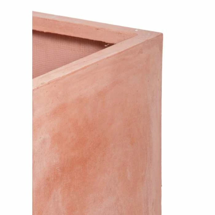 30cm Terracotta Fibrecotta Medium Cube Planter - Image 3