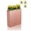 95cm Tall Terracotta Fibrecotta Trough Planter