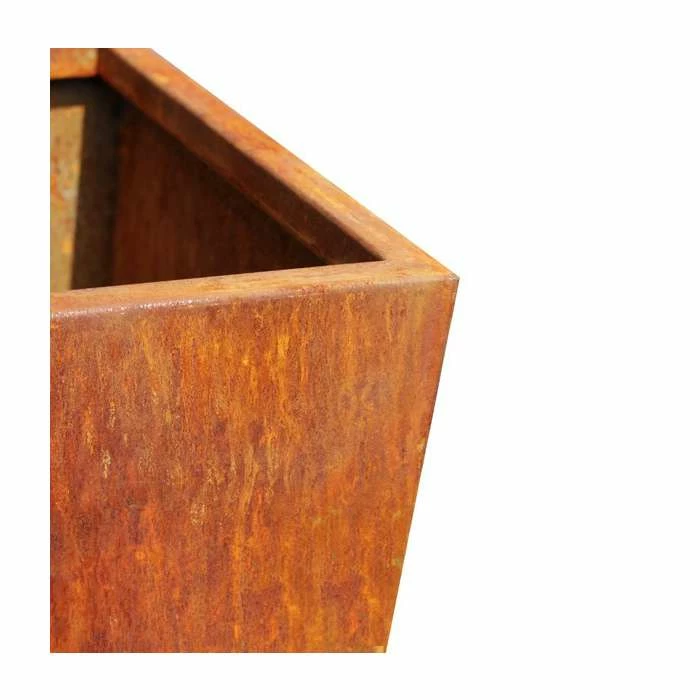 H60cm Corten Steel Flared Planter - Image 2