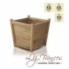 55cm Wooden Tapered Planter by Liz Frances™