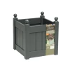 43cm Timber Charcoal Classic Planter