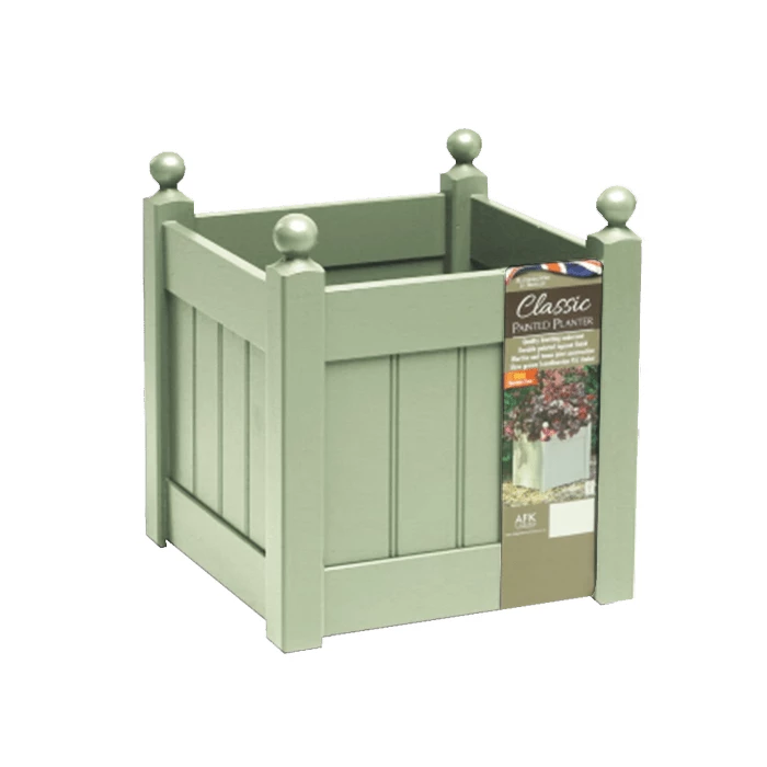 46cm Timber Heritage Sage Green Classic Planter