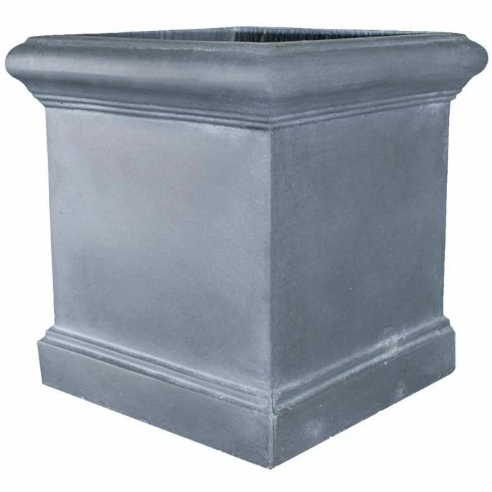 H47cm Blenheim Lead Effect Cube Planter - By Terra Pot™ - Image 4