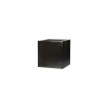 50cm Poly Resin Black Cube Planter 