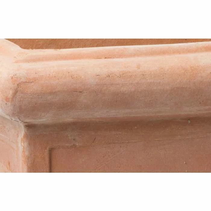 D26cm Small Terracotta Cube Pot - Image 3