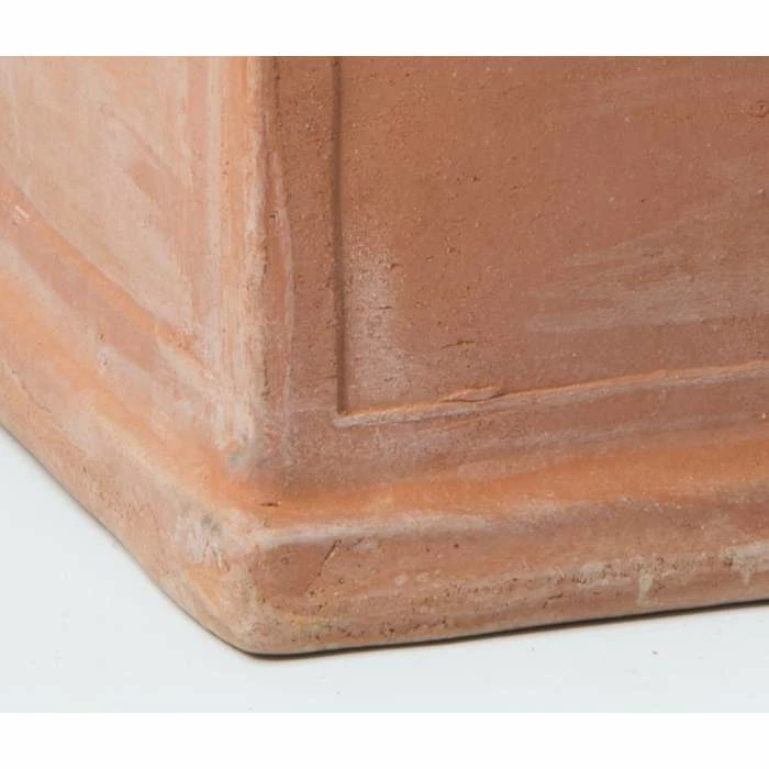 D26cm Small Terracotta Cube Pot - Image 4