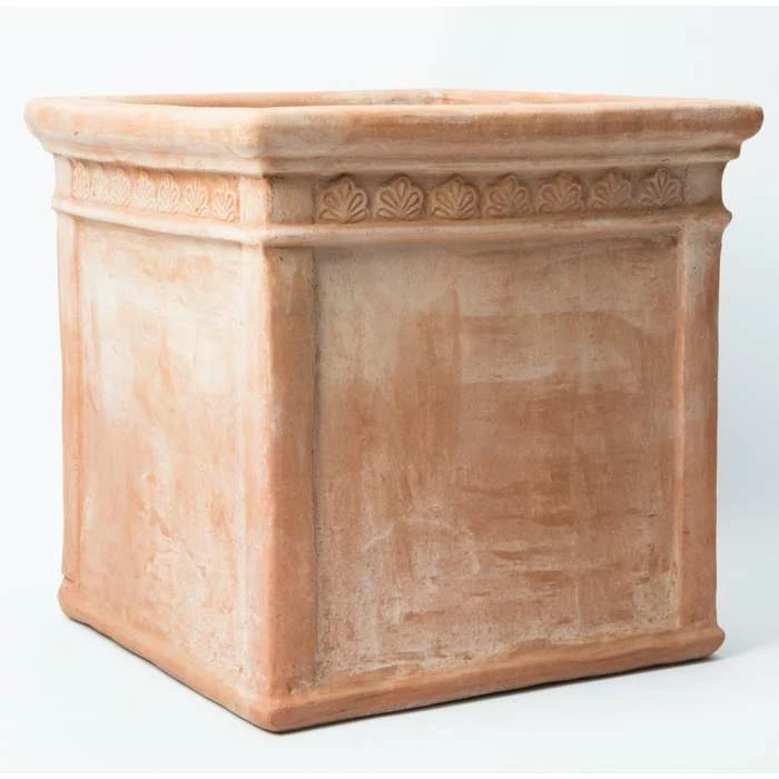 H50cm Large Light Terracotta Large Cube Planter - Image 8
