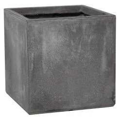 30cm Fibrecotta Medium Cement Cube Pot
