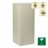 H100cm Tall Cube Zinc Dipped Galvanised Planter