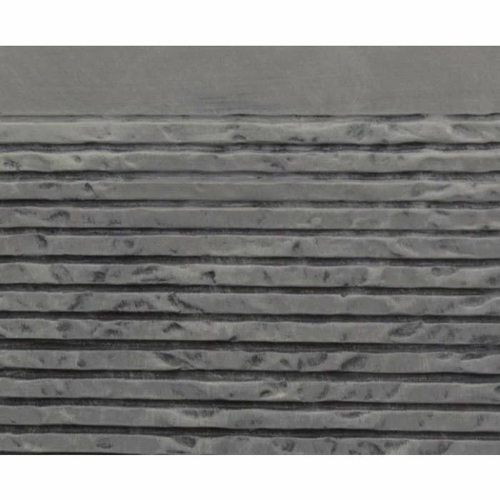 H30cm Medium Light Grey Fibrecotta Brick Design Cube Pot - By Primrose™ - Image 2