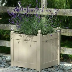 H43cm Classic Planter in Nutmeg
