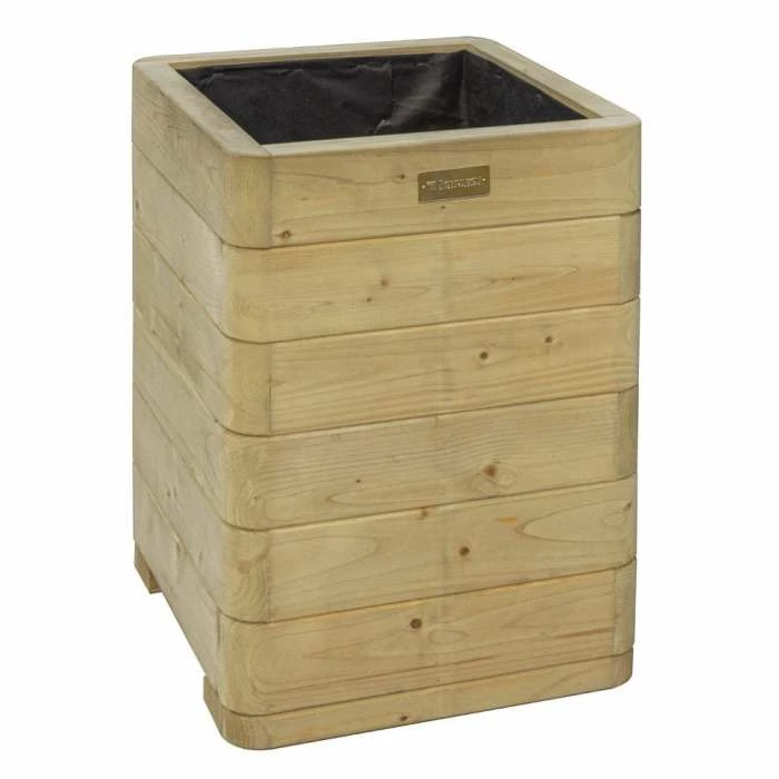 57cm Marberry Tall Hardwood Planter by Rowlinson® - Image 3